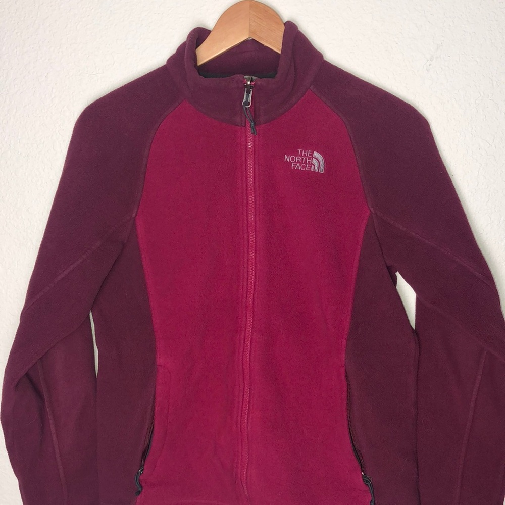 North face color block sweater